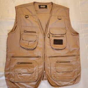 Guide Series Fishing Shooting Vest Men L Photography Pockets Conceal Zipper Gorp